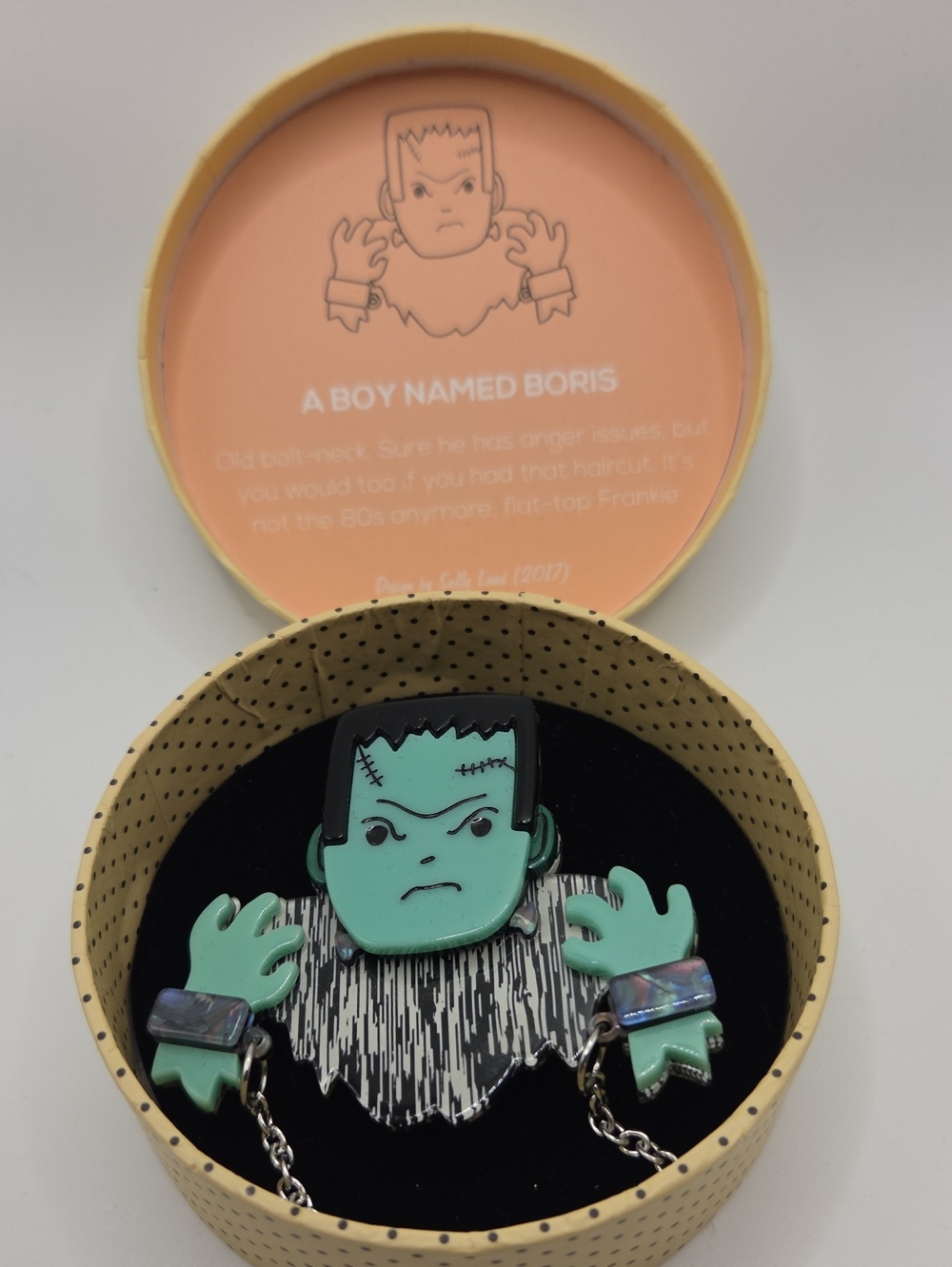 Erstwilder A Boy Named Boris Brooch